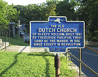 Click to enlarge photo of sign at Old Dutch Church.