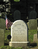 Click to enlarge photo of Gravestone of Washington Irving.